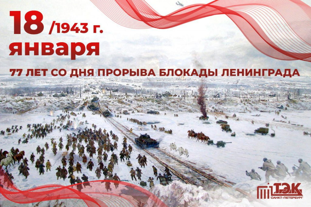18 января - День прорыва блокады Ленинграда